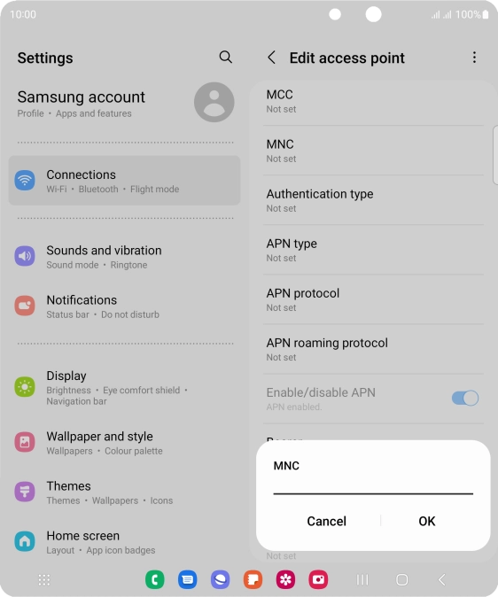 Key in 33 and press OK.