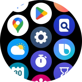 Press the settings icon.