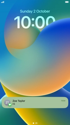 Press the required notification and follow the instructions on the screen to use the selected function.