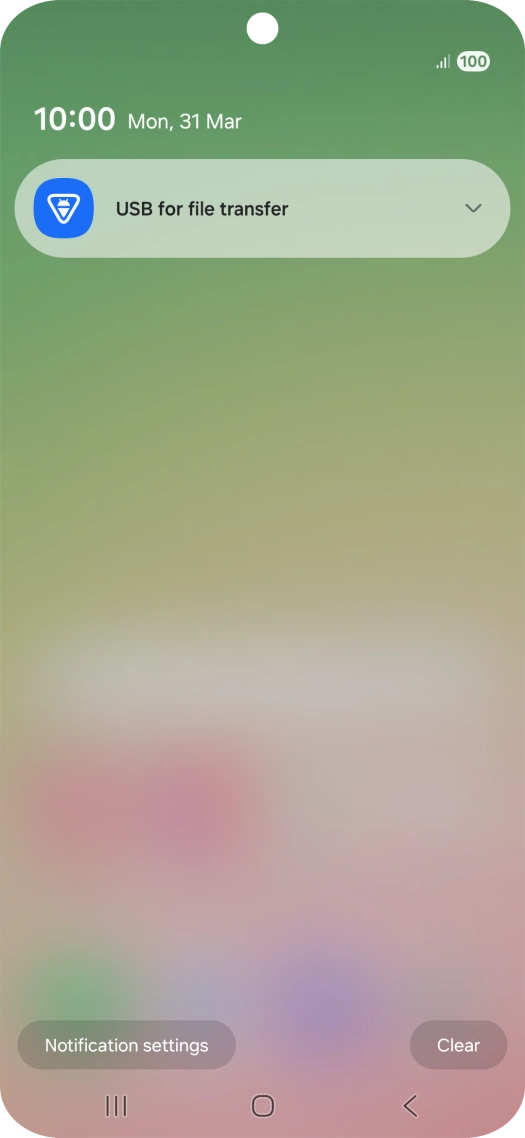 Press the drop down list.