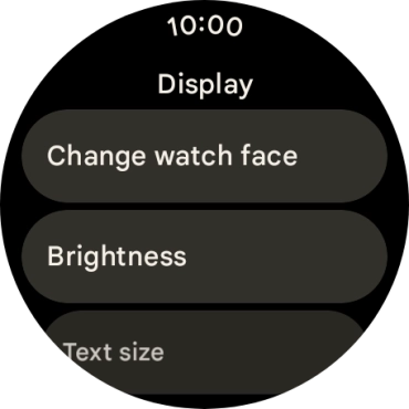 Press Brightness.