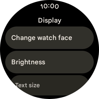 Press Brightness.