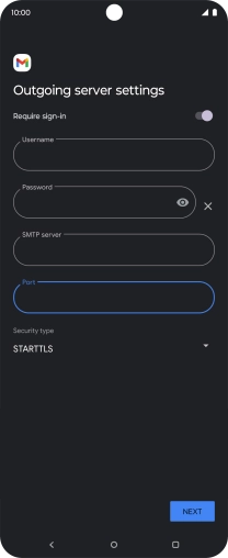 Press the drop down list below 