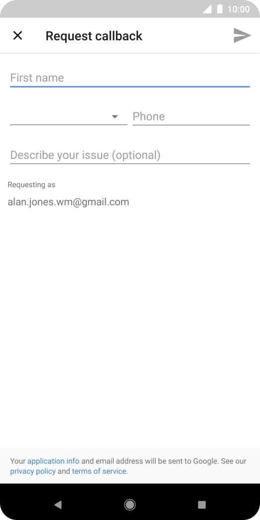 Follow the instructions on the screen to request a call. You will then get a call from the Google support team. Follow the verbal instructions to get support for your phone.