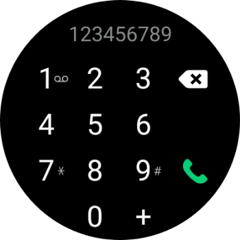 Press the call icon.