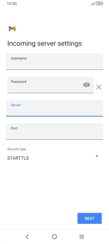 Press the field below 