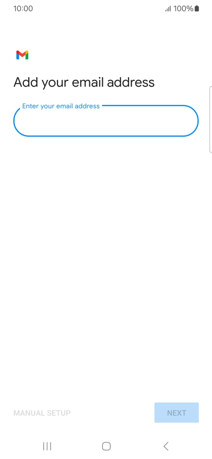 Press the field below 