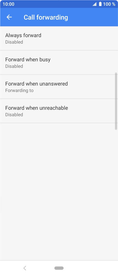 Press the Home key to return to the home screen.