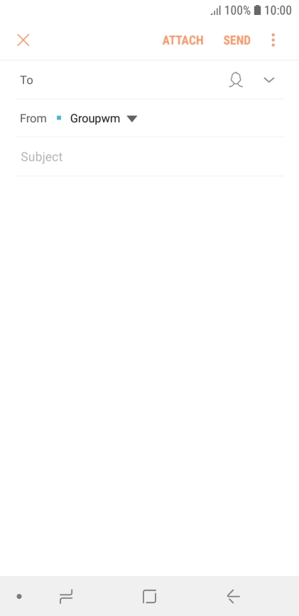 Press the field next to 