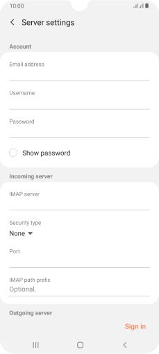 Press the field below 