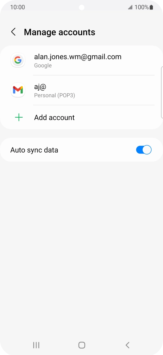 Press the Home key to return to the home screen.