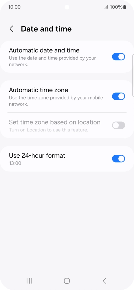 Press the Home key to return to the home screen.
