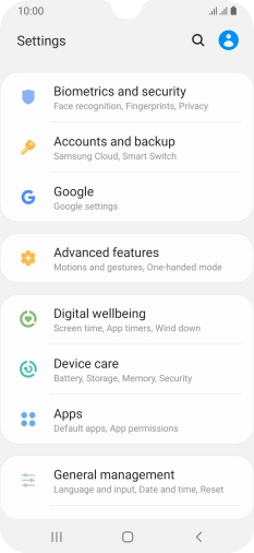 Press Biometrics and security.