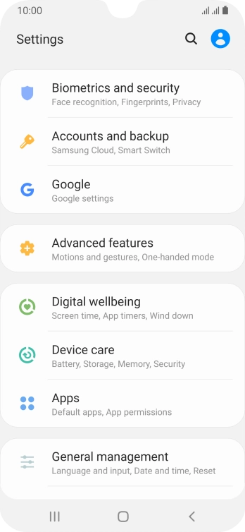 Press Biometrics and security.
