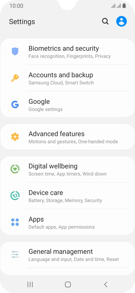Press Accounts and backup.