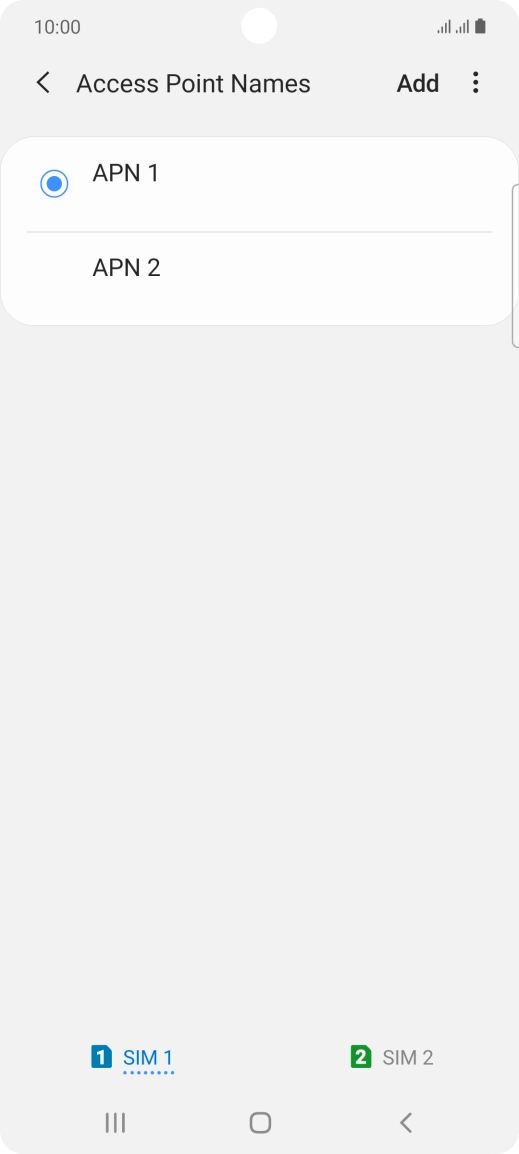 Press the Home key to return to the home screen.