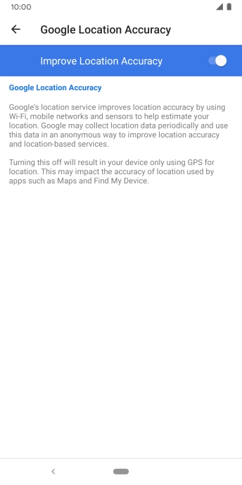 If you press the indicator next to 