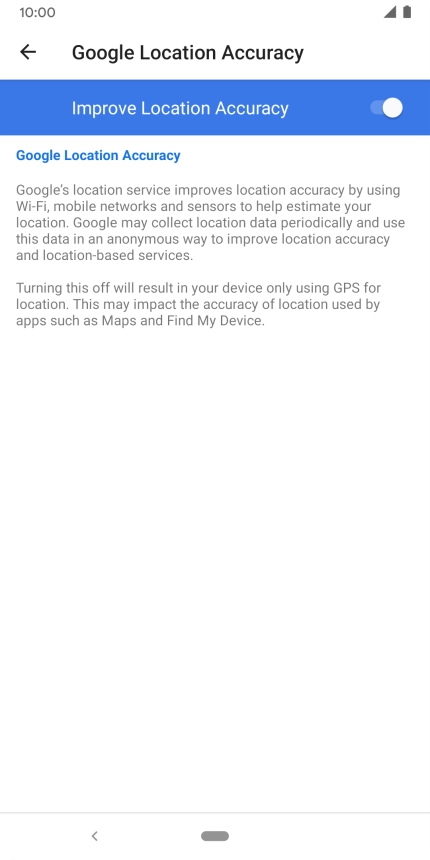 If you press the indicator next to 