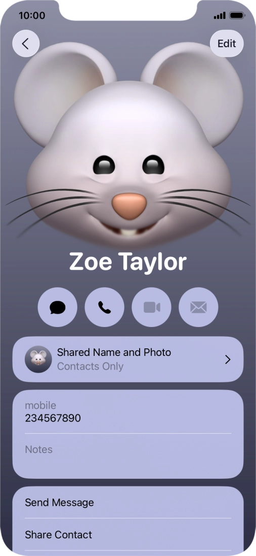 Slide your finger upwards starting from the bottom of the screen to return to the home screen.