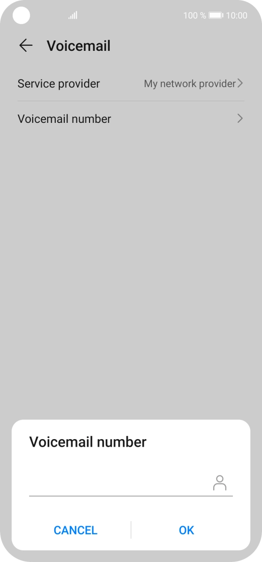 Key in +447953222222 and press OK.