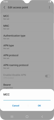 Key in 234 and press OK.