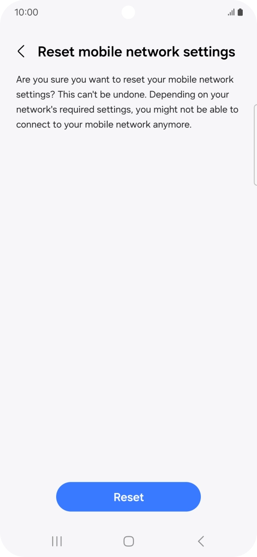Press the Home key to return to the home screen.