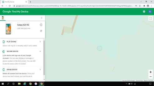 Click the required device.