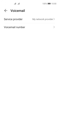 Press Voicemail number.