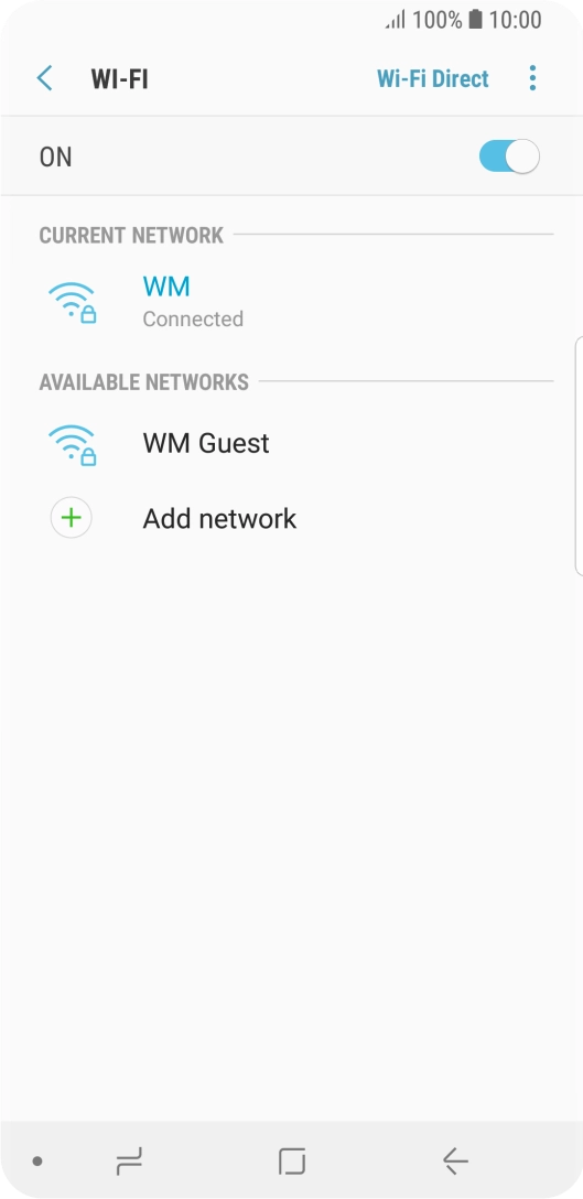 Press the Home key to return to the home screen.