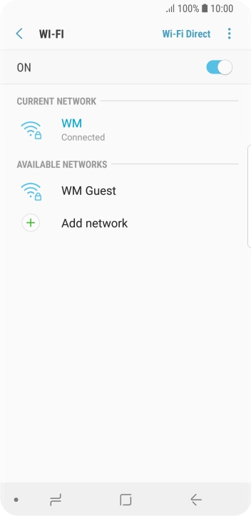 Press the Home key to return to the home screen.