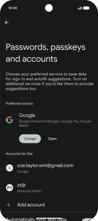 Slide your finger upwards starting from the bottom of the screen to return to the home screen.