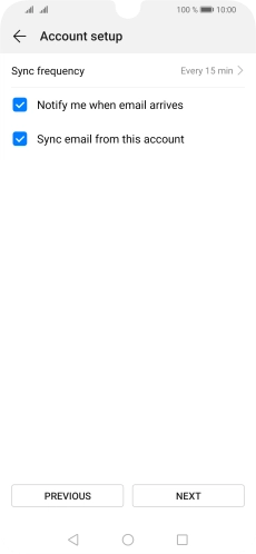 Press Sync frequency.