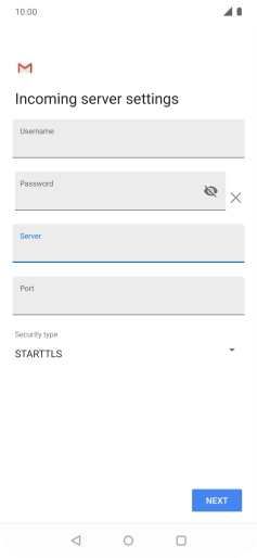 Press the field below 