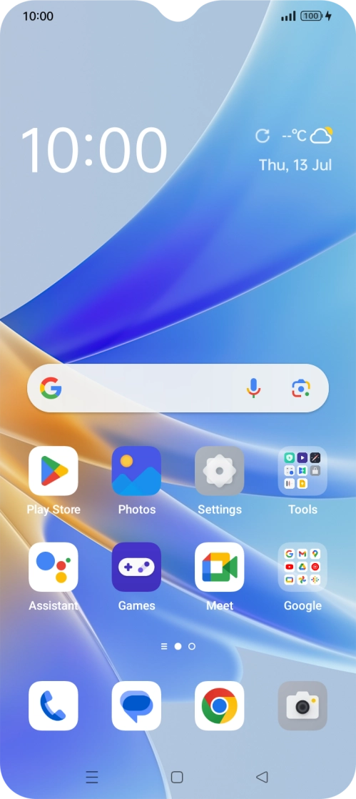 When the battery charging icon is displayed, charging is in progress.