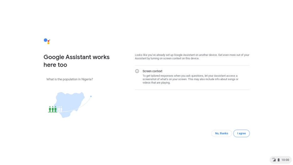 Click the required setting.