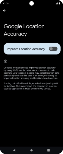 If you press the indicator next to 