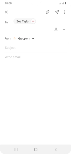 Press Subject and key in the required subject.