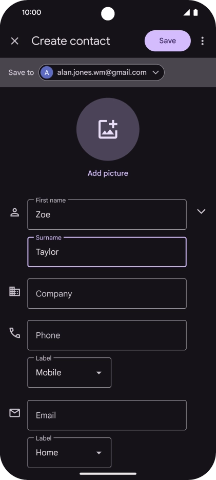 Press Phone and key in the required phone number.