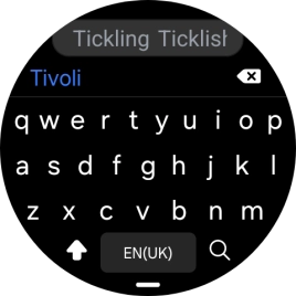 Key in the required destination and press the search icon.