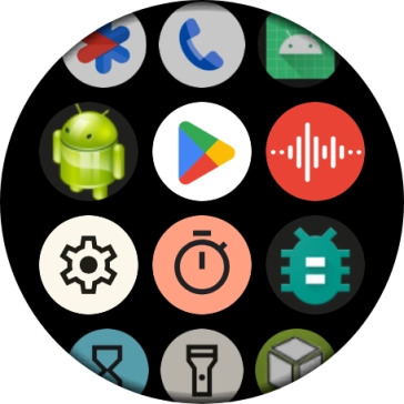 Press the settings icon.