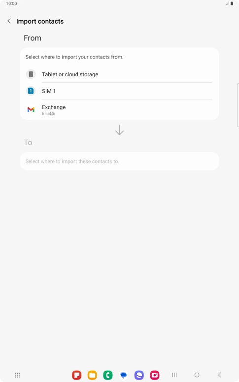 Press the name of the SIM.