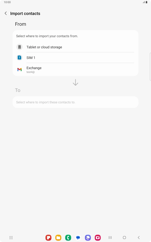 Press the name of the SIM.