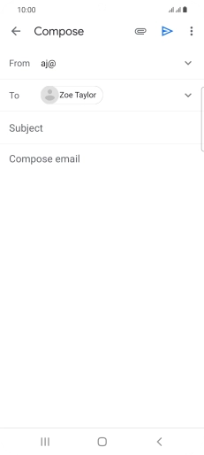 Press Subject and key in the required subject.