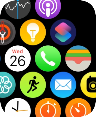 Press the email icon.