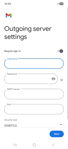 Press the field below 