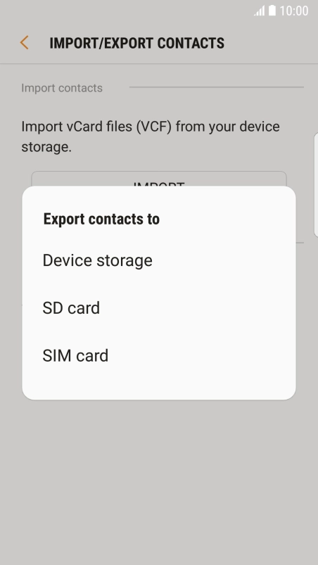 Press SIM card.