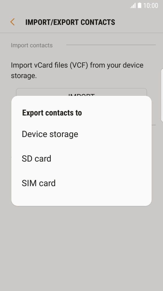 Press SIM card.