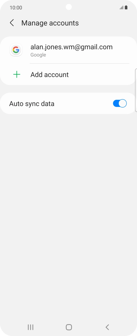 Press the Home key to return to the home screen.