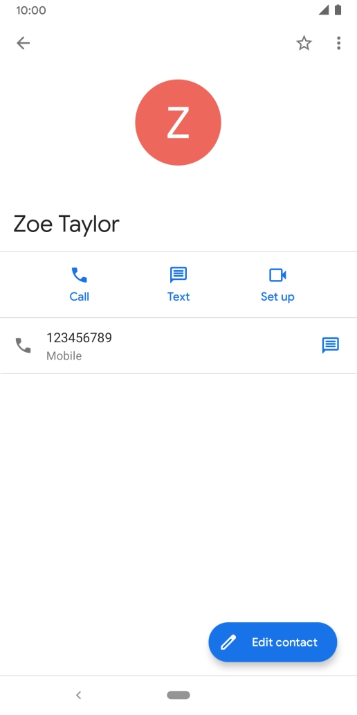 Press the Home key to return to the home screen.