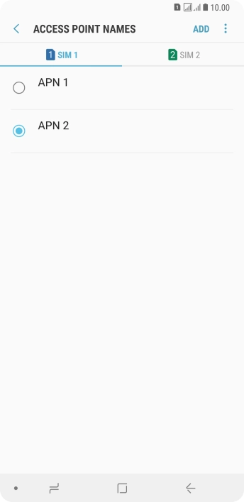 Press the Home key to return to the home screen.